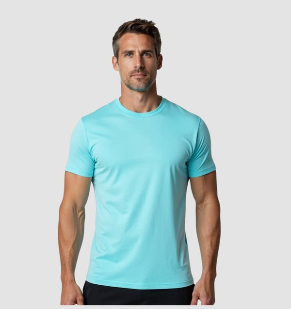 Tech Tee – Electric Teal